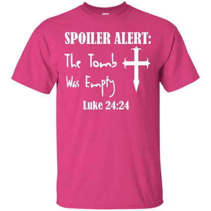 Spoiler Alert The Tomb Was Empty Luke 24_24 Christian Gift Shirt Heliconia