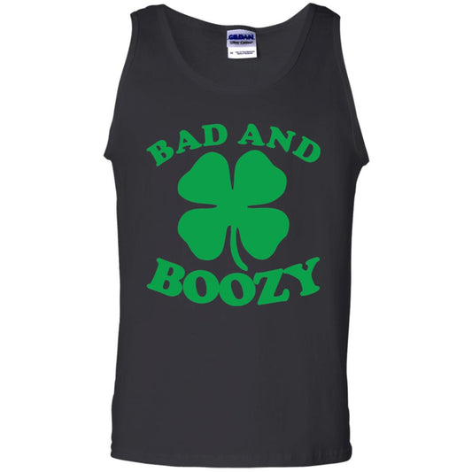 Bad And Boozy Saint Patricks Day T-shirt Black