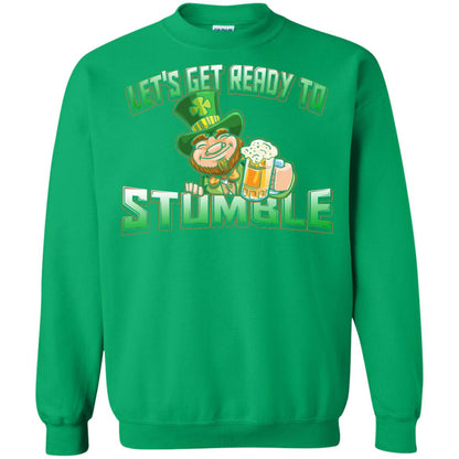 St.patrick_s Day T-shirt Let_s Get Ready To Stumble Irish Green