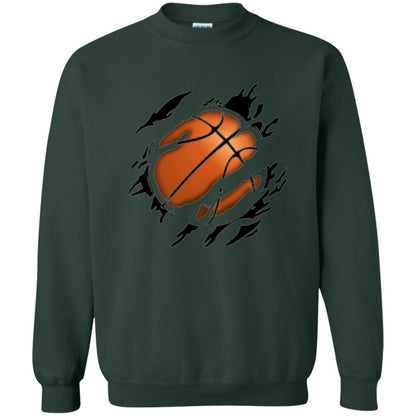 Basketball Lover T-shirt Basketball In Me Forest Green