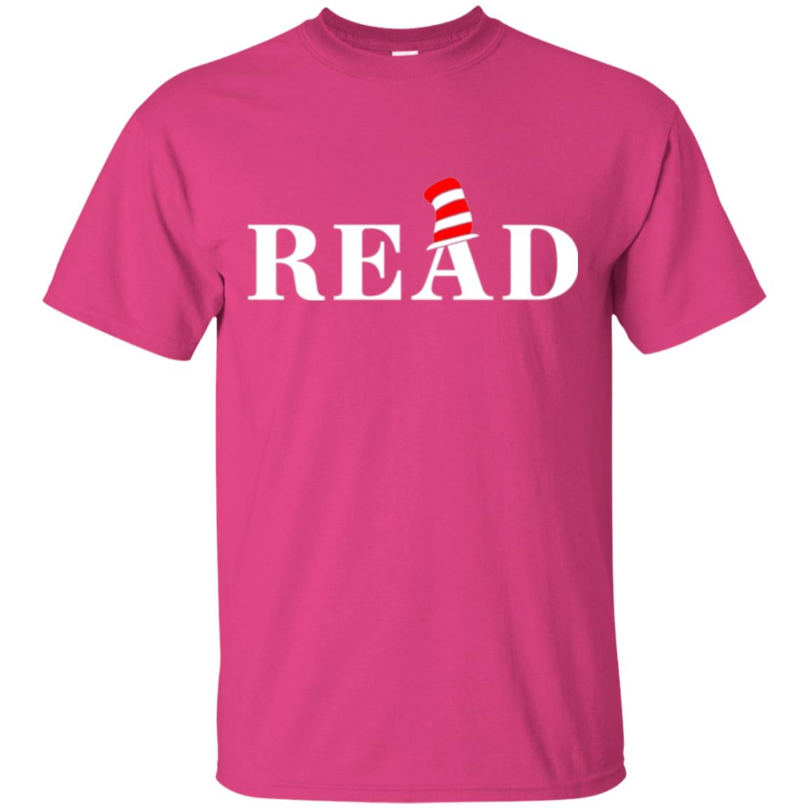 Read Book Lover National Wear Red Day T-shirt Heliconia