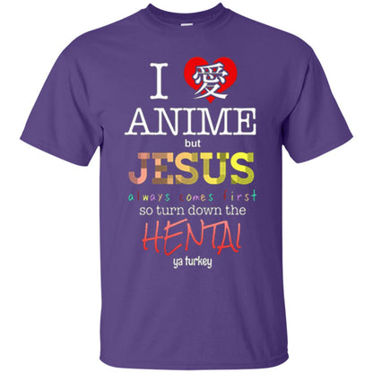 I Love Anime But Jesus Always Comes First Shirt