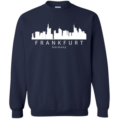 Frankfurt Germany Skyline T-shirt Navy