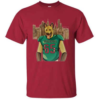 Dog Lover T-shirt Philly Fan Philadelphia Underdogs 2018 Game Day Cardinal