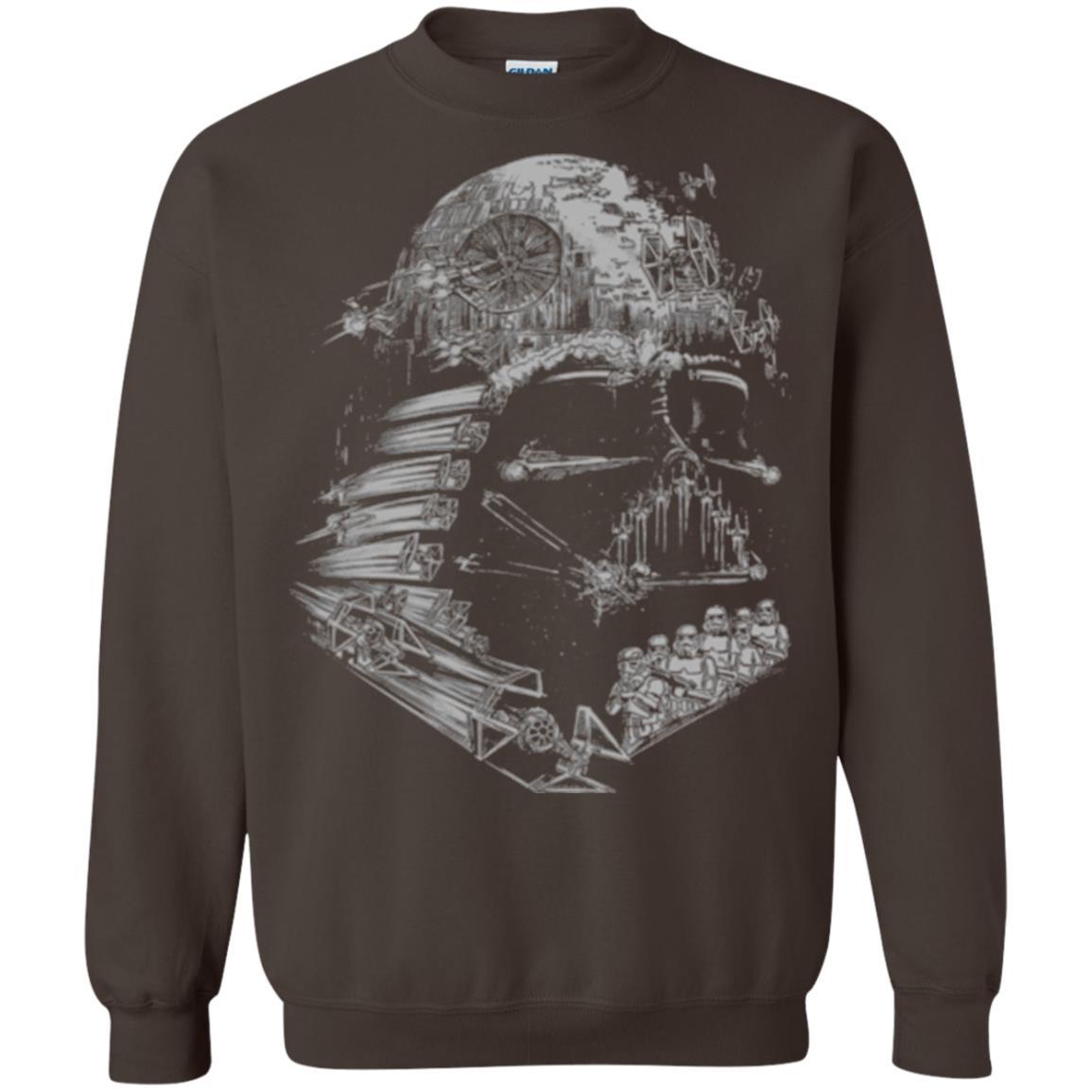 Film T-shirt Star Wars Darth Vader Build The Empire Graphic Dark Chocolate