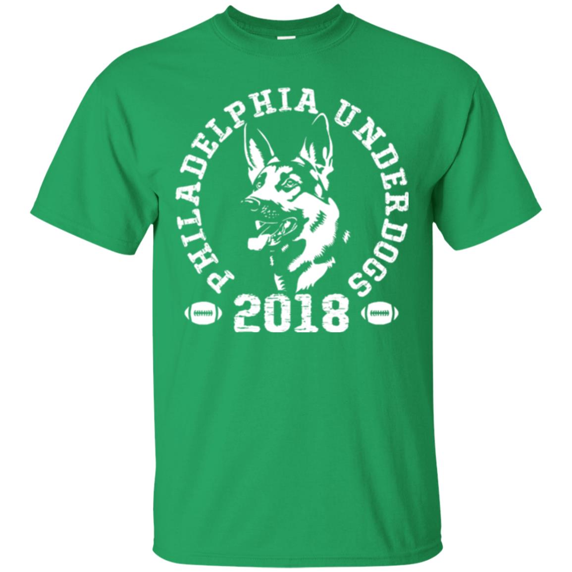 Dog Lover T-shirt Philadelphia Underdogs T-shirt Irish Green