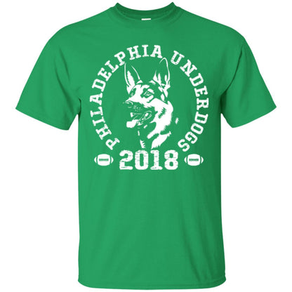 Dog Lover T-shirt Philadelphia Underdogs T-shirt Irish Green