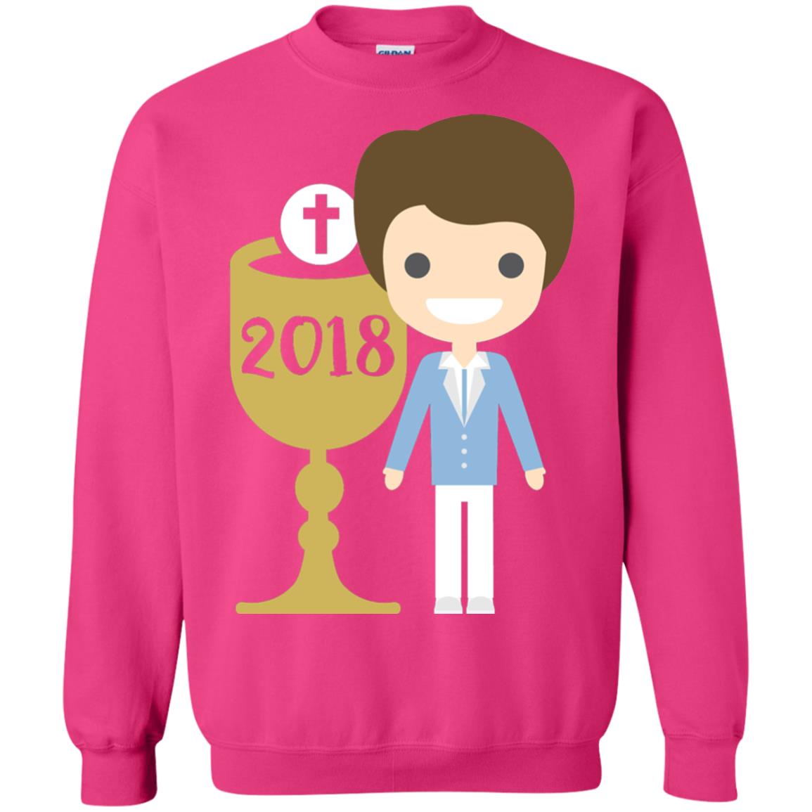First Communion 2018 1st Holy Communion Shirt Heliconia