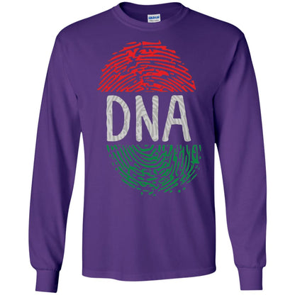 Flag Thumb Fingerprint Roots Proud Africa Dna T-shirt Purple