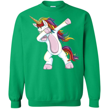 Dabbing Unicorn T-shirt Irish Green