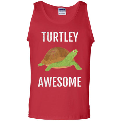 Turtle T-shirt Turtley Awesome Red
