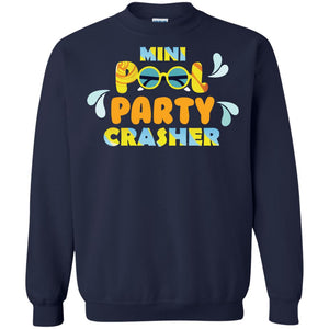 Mini Pool Party Crasher Summer Vacation T-shirtG180 Gildan Crewneck Pullover Sweatshirt 8 oz.