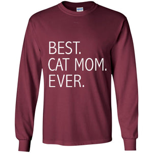 Funny Best Cat Mom Ever T-shirt Cute Cat Lady