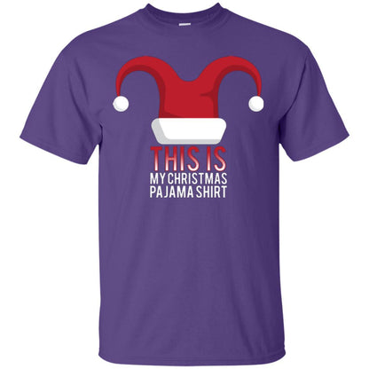 Christmas T-shirt This Is My Christmas Pajama Shirt Purple