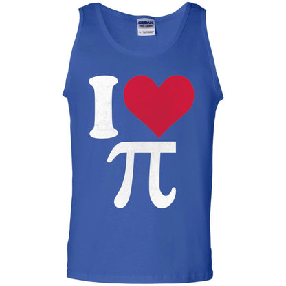 I Love Pi Vintage Retro Pi Day T-shirt Royal