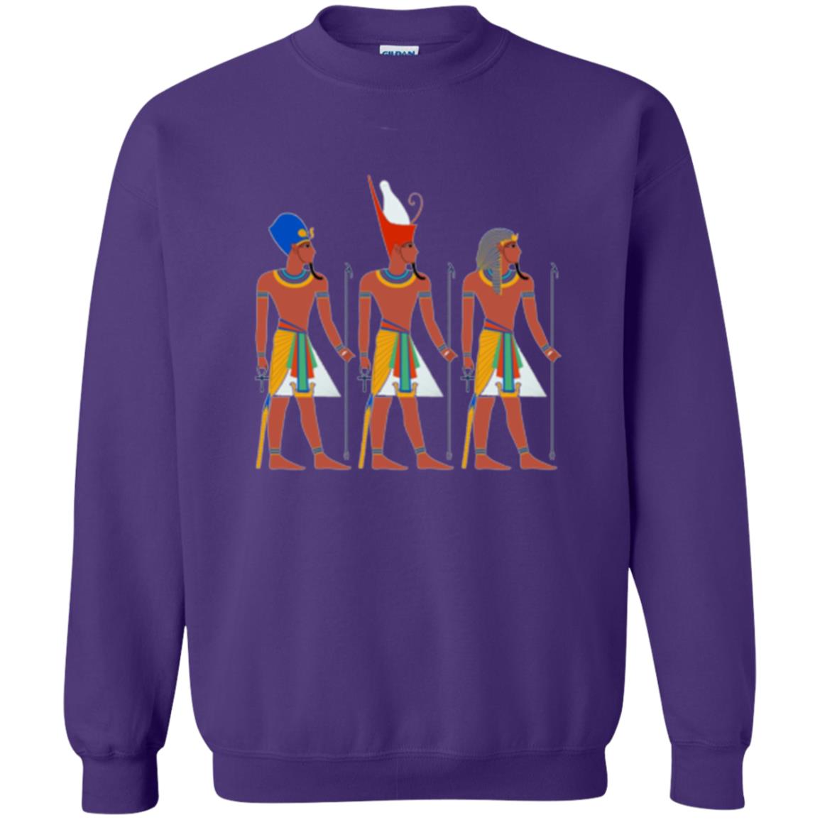 Ancient Egypt Pharaoh Art T-shirt Purple