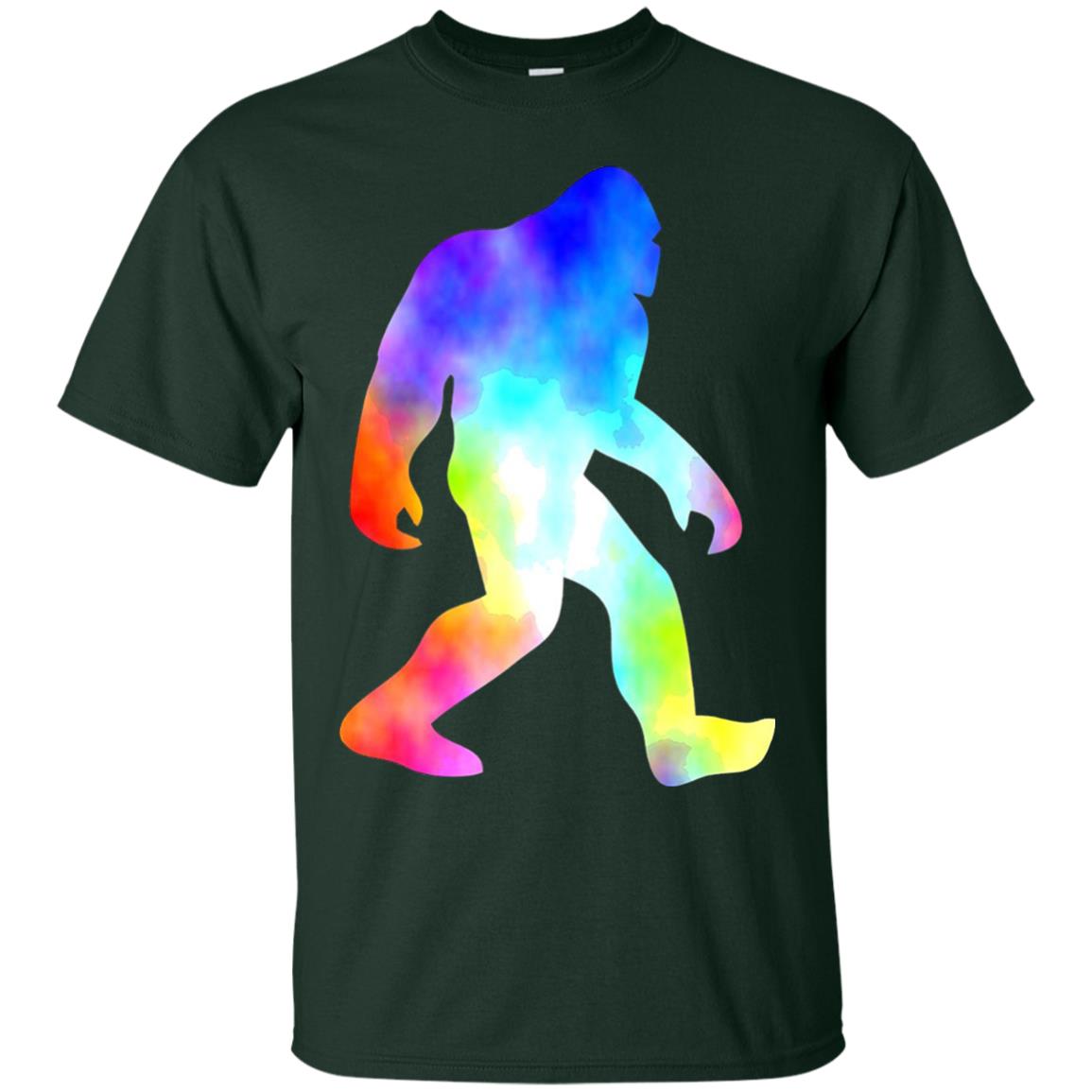 Bigfoot Sasquatch Neon T-shirt Forest
