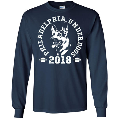 Dog Lover T-shirt Philadelphia Underdogs T-shirt Navy