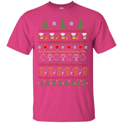 Chef Christmas X-mas Gift Shirt For Cooking Lovers Heliconia