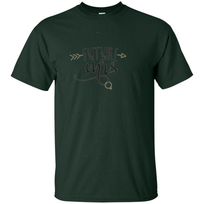 Bachelorette T-shirt Future Mrs Forest Green