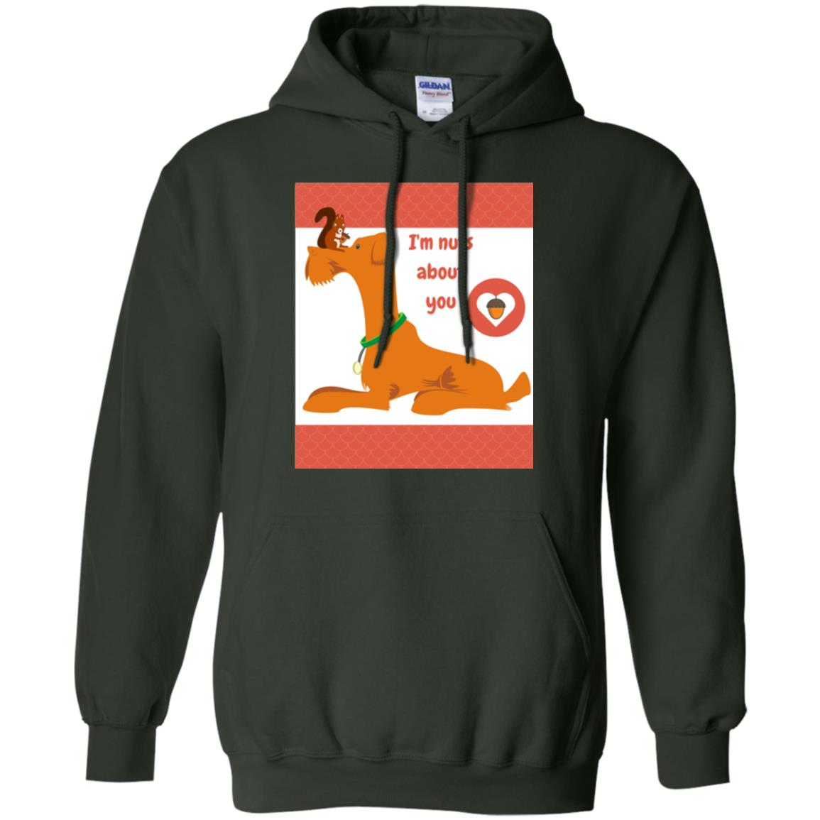 I_m Nuts About You T-shirt Forest Green