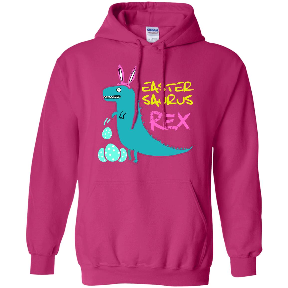 Easter Saurus Trex Bunny Dinosaur T-shirt Heliconia