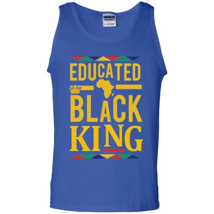 African Dna Pride T-shirt Dashiki Educated Black King Royal