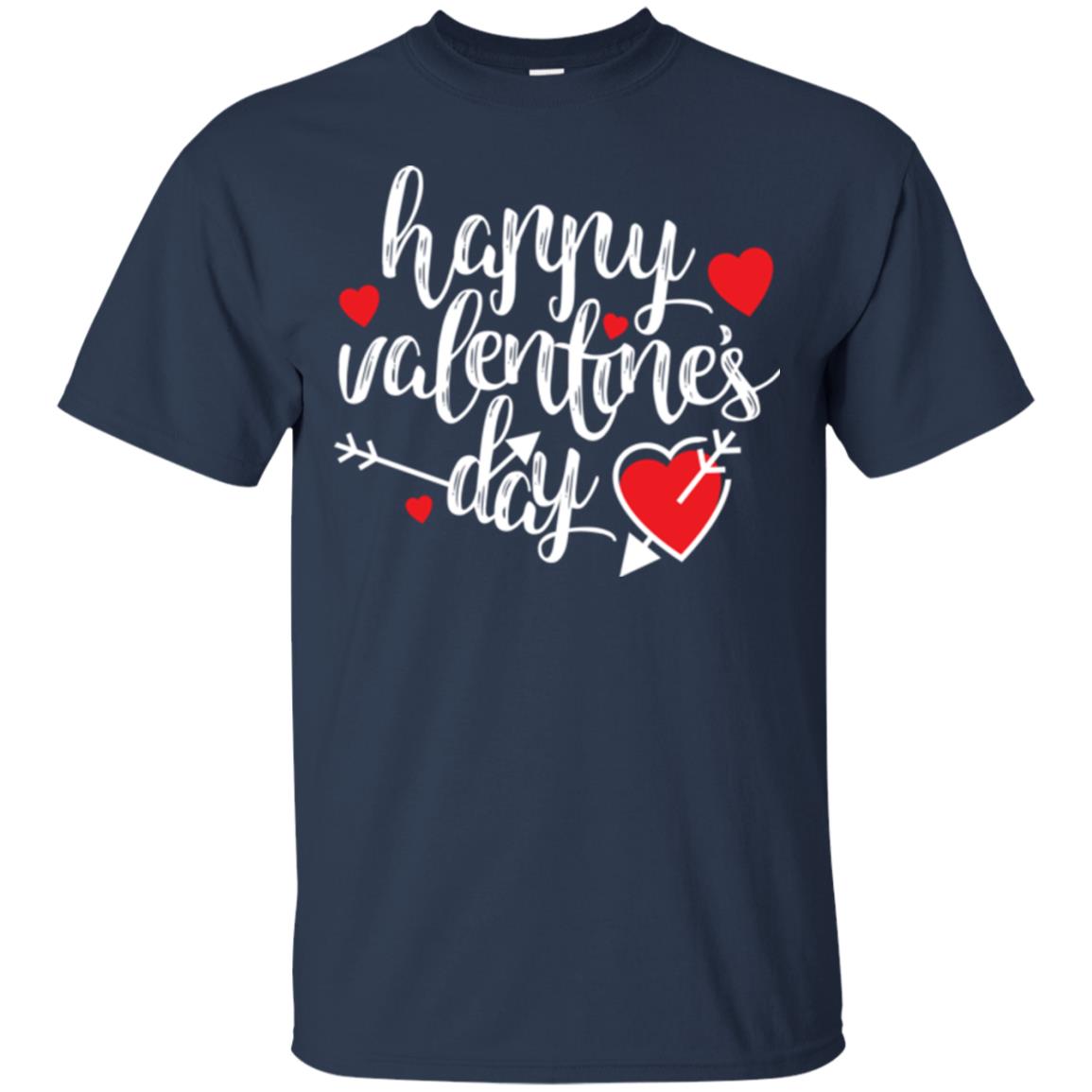 Happy Valentine_s Day T-shirt Navy