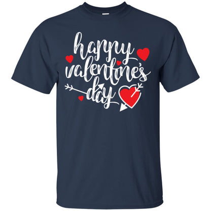 Happy Valentine_s Day T-shirt Navy