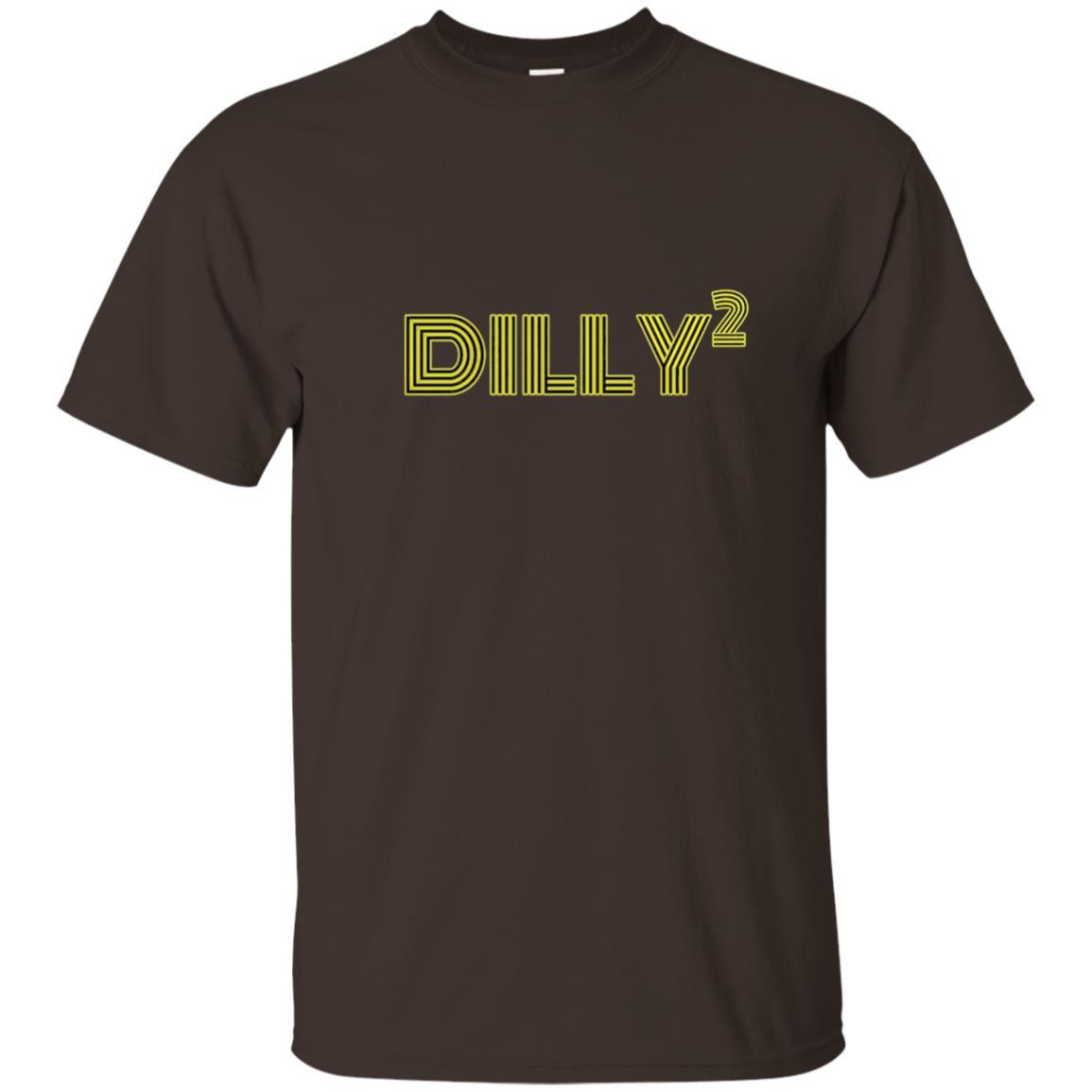 Christmas T-shirt Dilly Squared Dark Chocolate