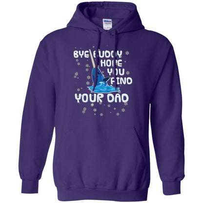 Family T-shirt Bye Buddy Hope You Find Your Dad Purple