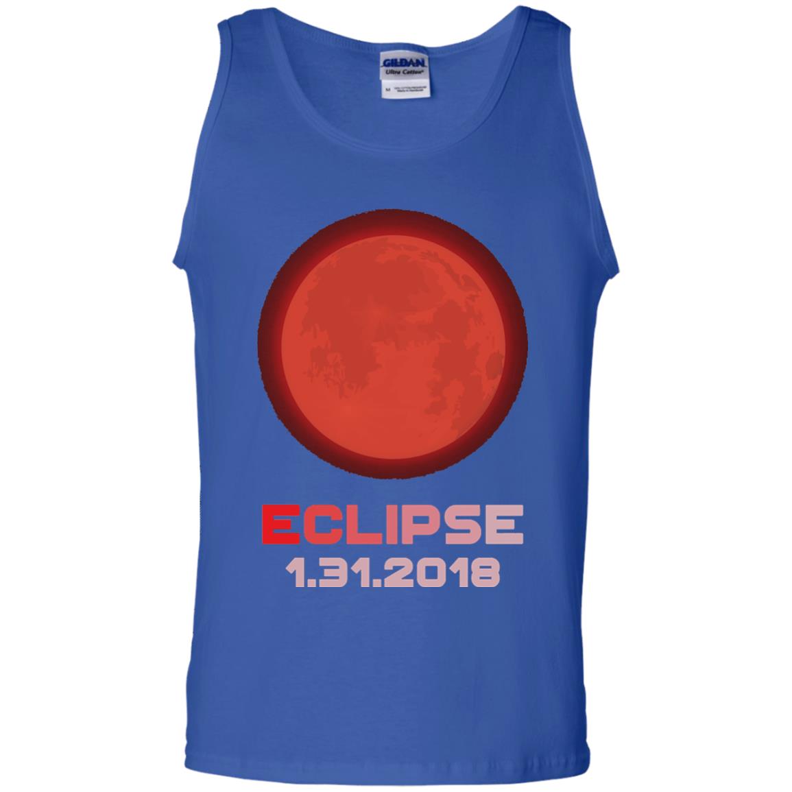 Eclipse January 31st 2018 Total Lunar Eclipse T-shirt Royal
