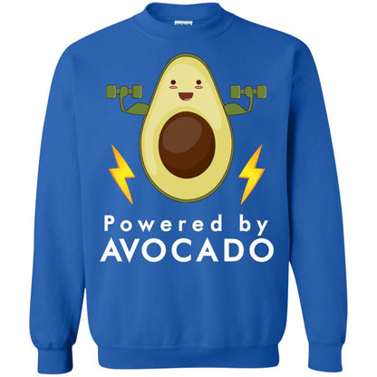 Powered By Avocado Fitness Shirt Royal