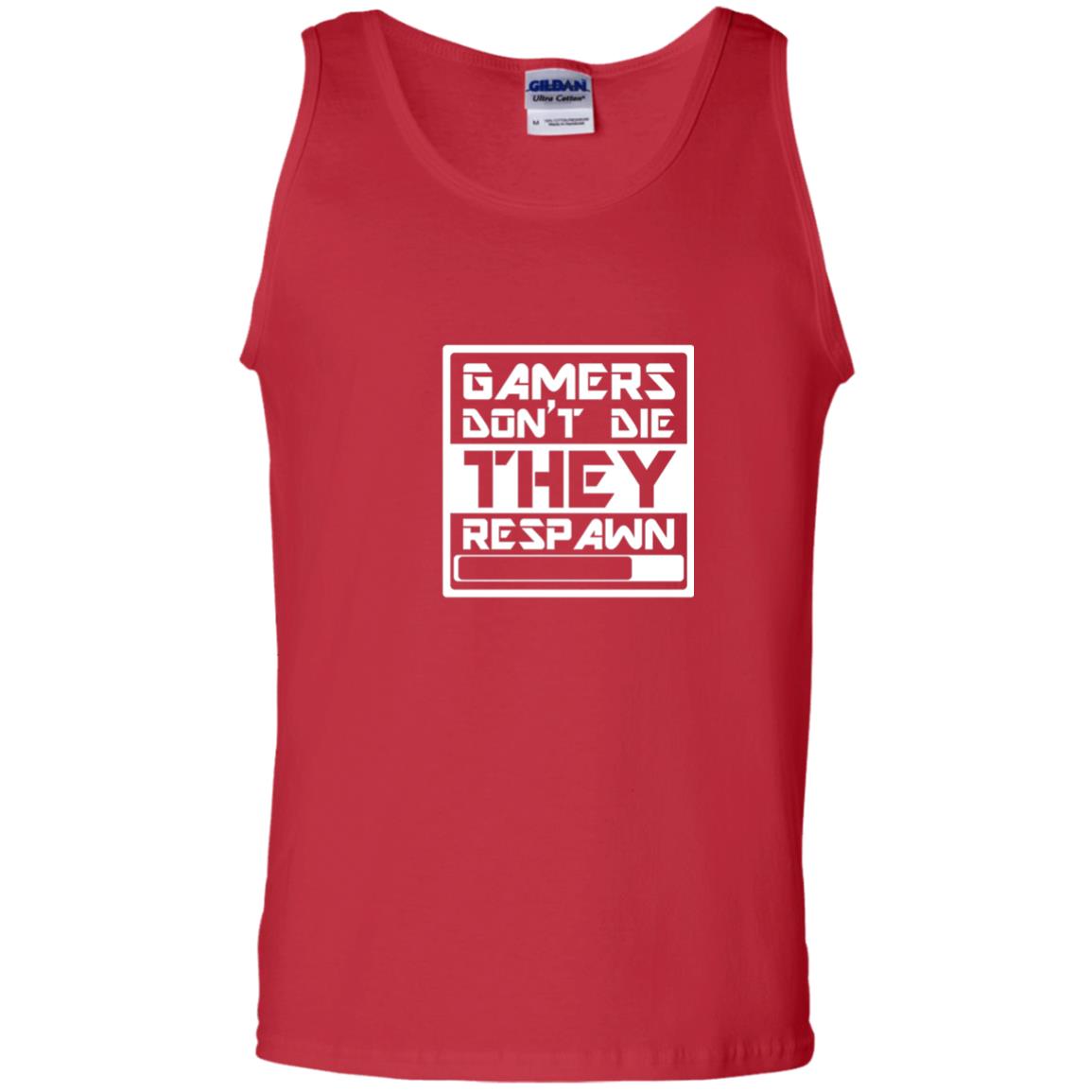 Video Gamer Shirt Don_t Die They Respawn Red