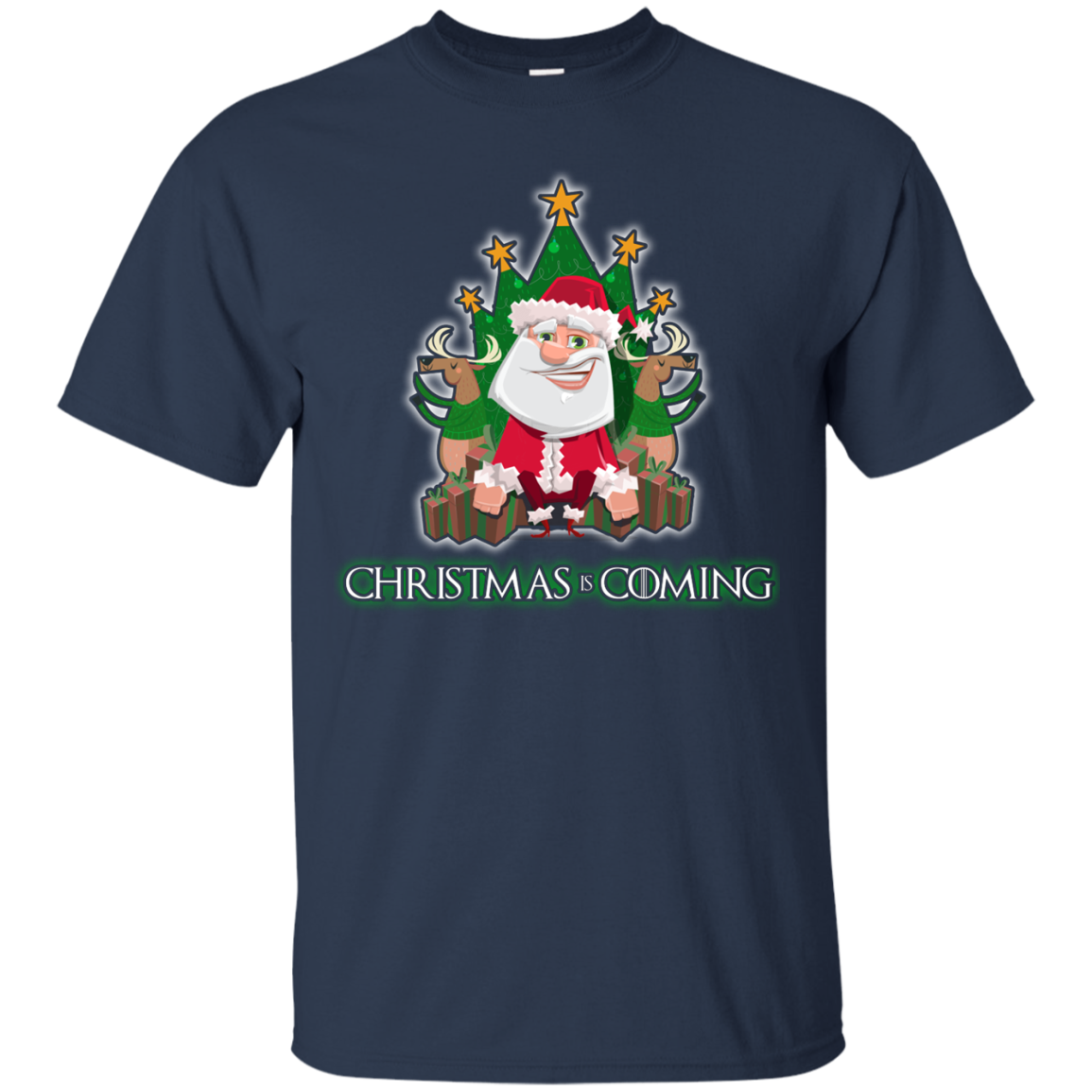 Christmas Is Coming T-shirt Navy