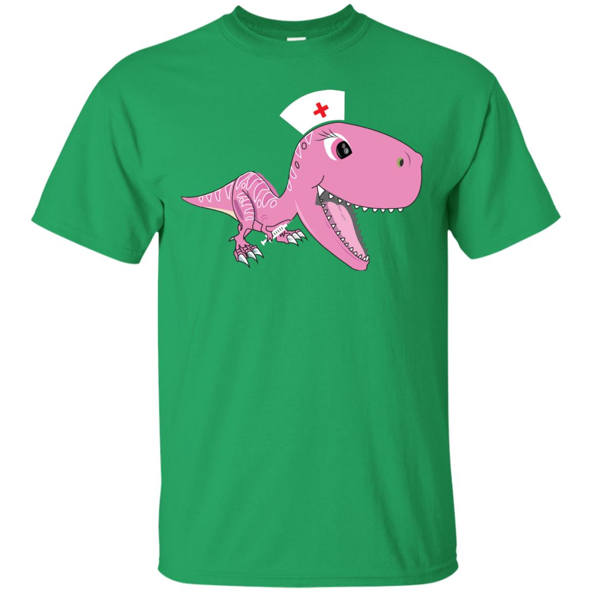 Dinosau-nurse Dinosaurus Nursing Shirt Irish Green