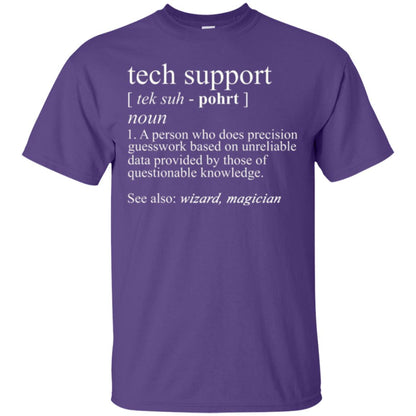 Tech Support T-shirt Purple