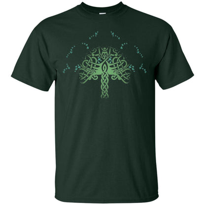 Viking Celtic Knotwork Tree Of Life T-shirt Forest