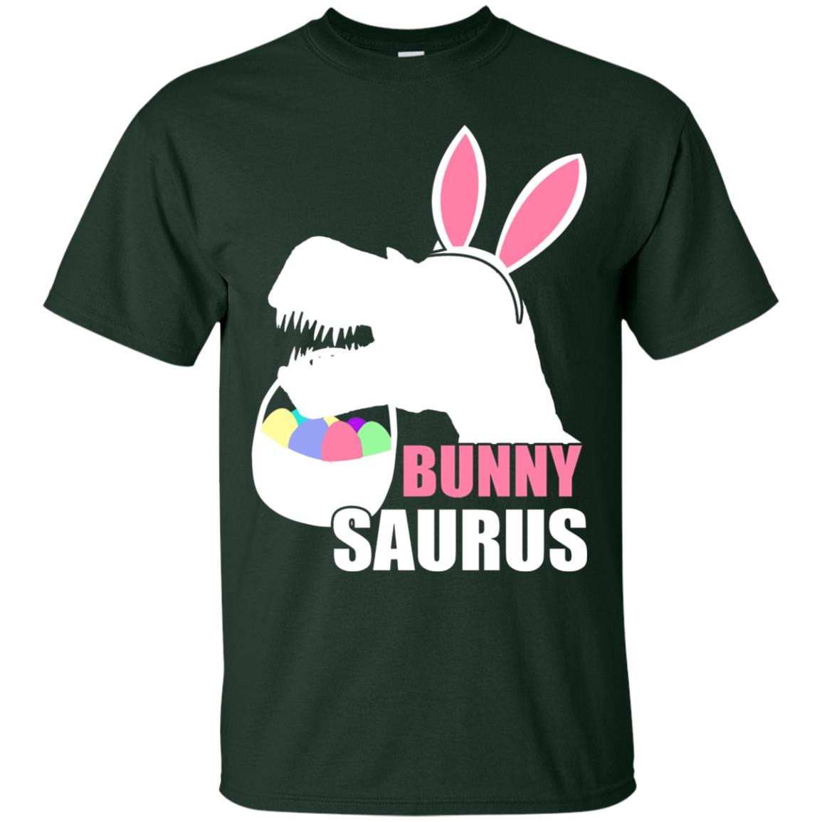 Bunnysaurus Easter Dinosaur Lover Shirt Forest