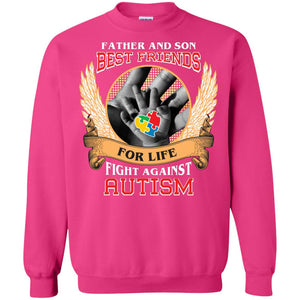 Autism Awareness T-shirt Father And Son Best Friends