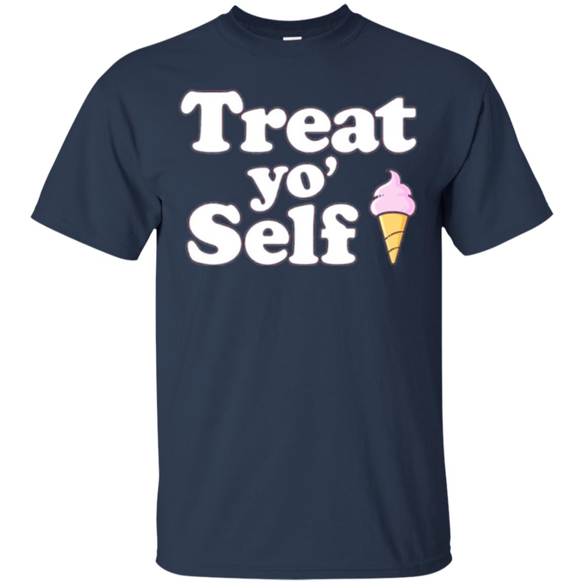 Treat Yo_ Self Ice Cream T-shirt Navy