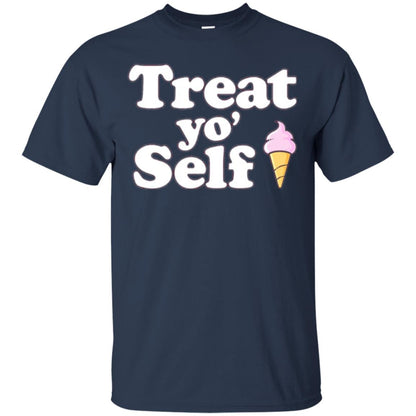 Treat Yo_ Self Ice Cream T-shirt Navy