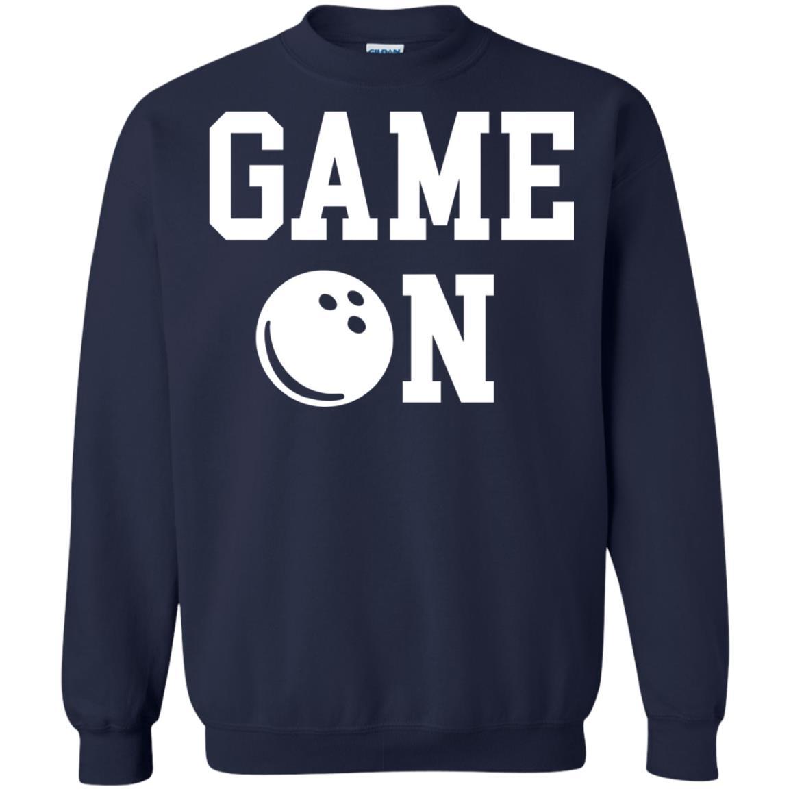 Bowler T-shirt Game On Bowling T-shirt Navy