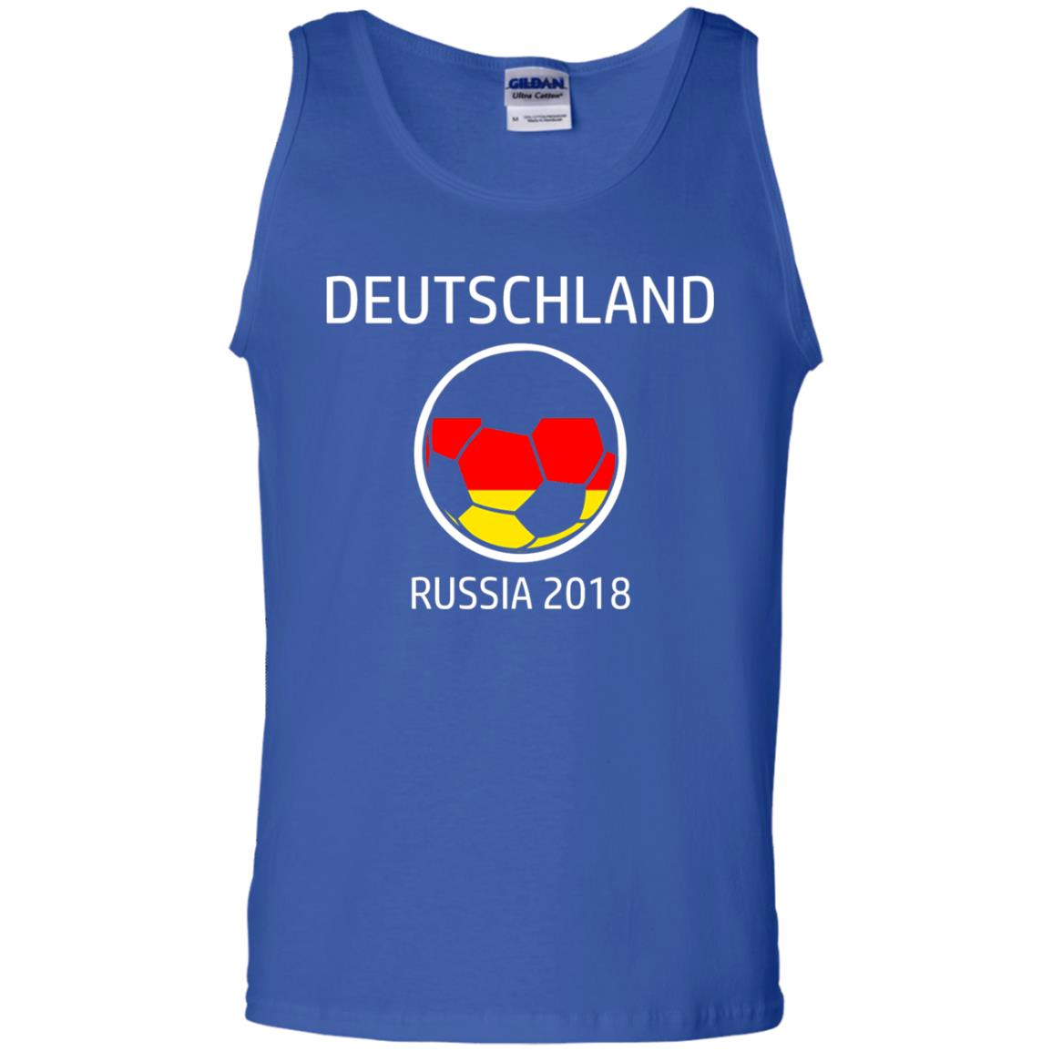 Deutschland Team Russia 2018 Soccer Fan T-shirt Royal