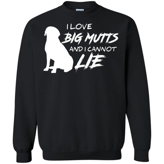 Dog Lover T-shirt I Love Big Mutts And I Cannot Lie Black