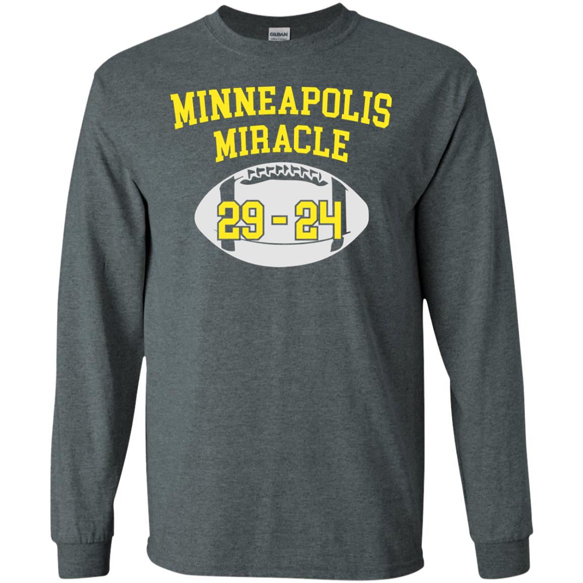 Football Lover T-shirt Minneapolis Miracle Dark Heather