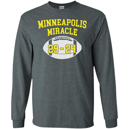 Football Lover T-shirt Minneapolis Miracle Dark Heather
