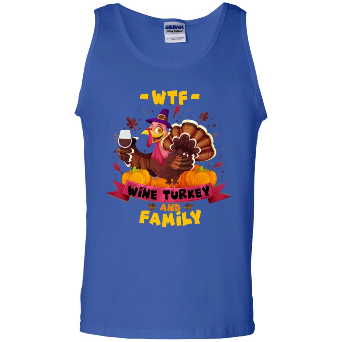 Turkey Wine Family Thanksgiving Drinking Gift Shirt For Family Royal