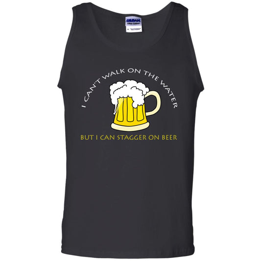 I Can't Walk On Water But I Can Stagger On Beer Shirt Black