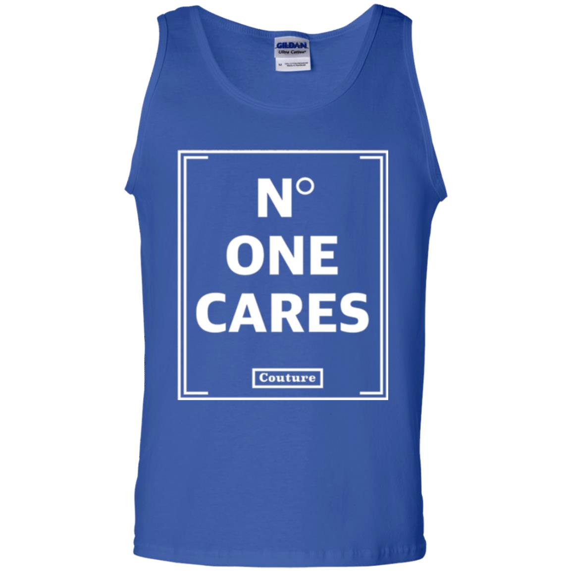 No One Cares Tops Cute Casual T-shirt Royal